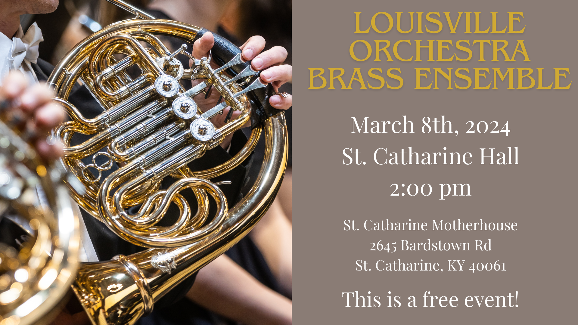 Louisville Orchestra Brass Ensemble - Visit Springfield, Kentucky